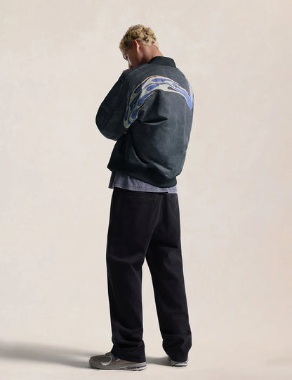 EVISU - 3M THINSULATE™ INSULATED FIRE DAICOCK MA-1 FLIGHT JACKET