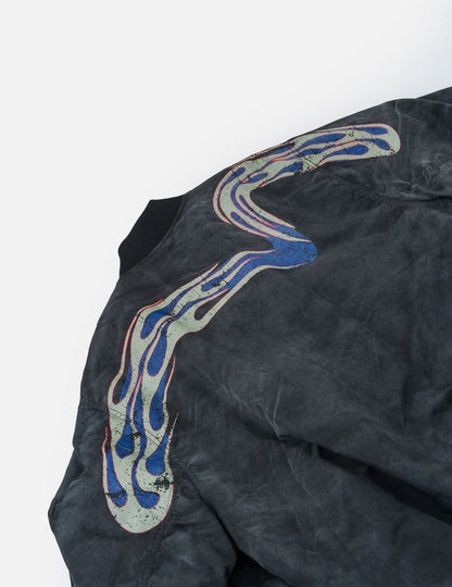 EVISU - 3M THINSULATE™ INSULATED FIRE DAICOCK MA-1 FLIGHT JACKET