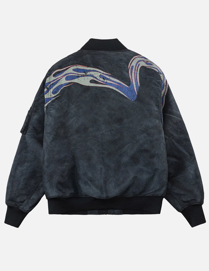 EVISU - 3M THINSULATE™ INSULATED FIRE DAICOCK MA-1 FLIGHT JACKET