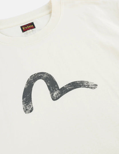 EVISU - EBISU & SEAGULL PRINT T-SHIRT