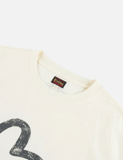 EVISU - EBISU & SEAGULL PRINT T-SHIRT