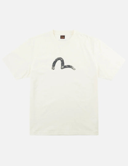 EVISU - EBISU & SEAGULL PRINT T-SHIRT