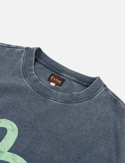 EVISU - EBISU & SEAGULL PRINT T-SHIRT