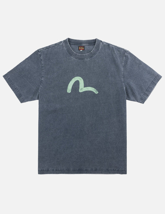 EVISU - EBISU & SEAGULL PRINT T-SHIRT
