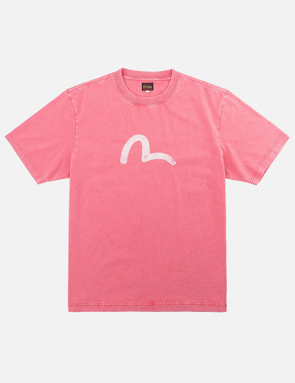 EVISU - EBISU & SEAGULL PRINT T-SHIRT