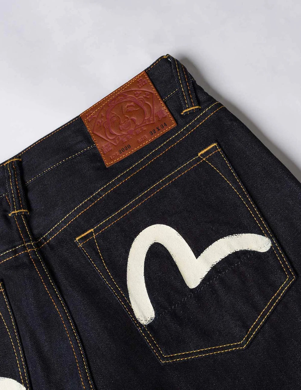 EVISU - SEAGULL PRINT POCKETS REGULAR FIT JEANS #2020