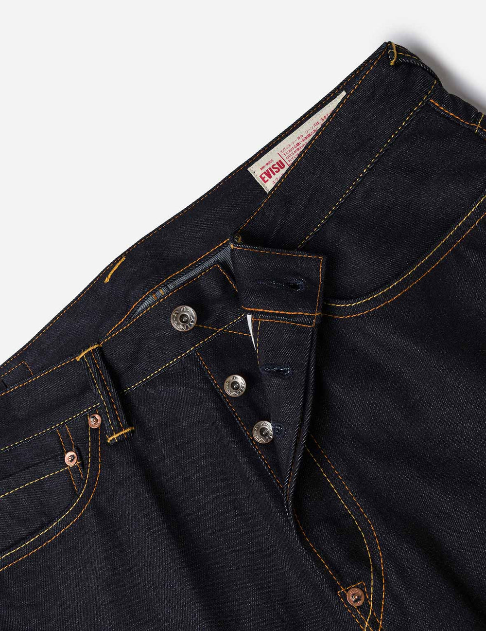 EVISU - SEAGULL PRINT POCKETS REGULAR FIT JEANS #2020
