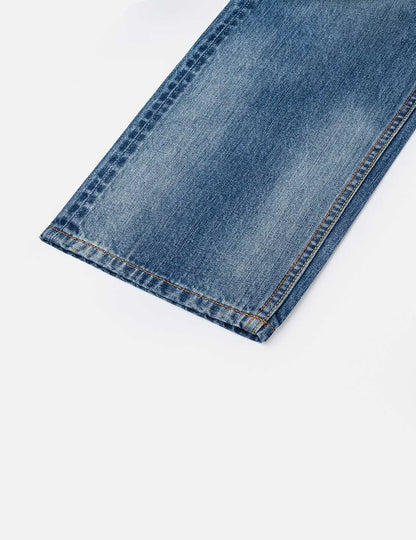 EVISU - YELLOW DAICOCK PRINT REGULAR FIT JEANS #2020