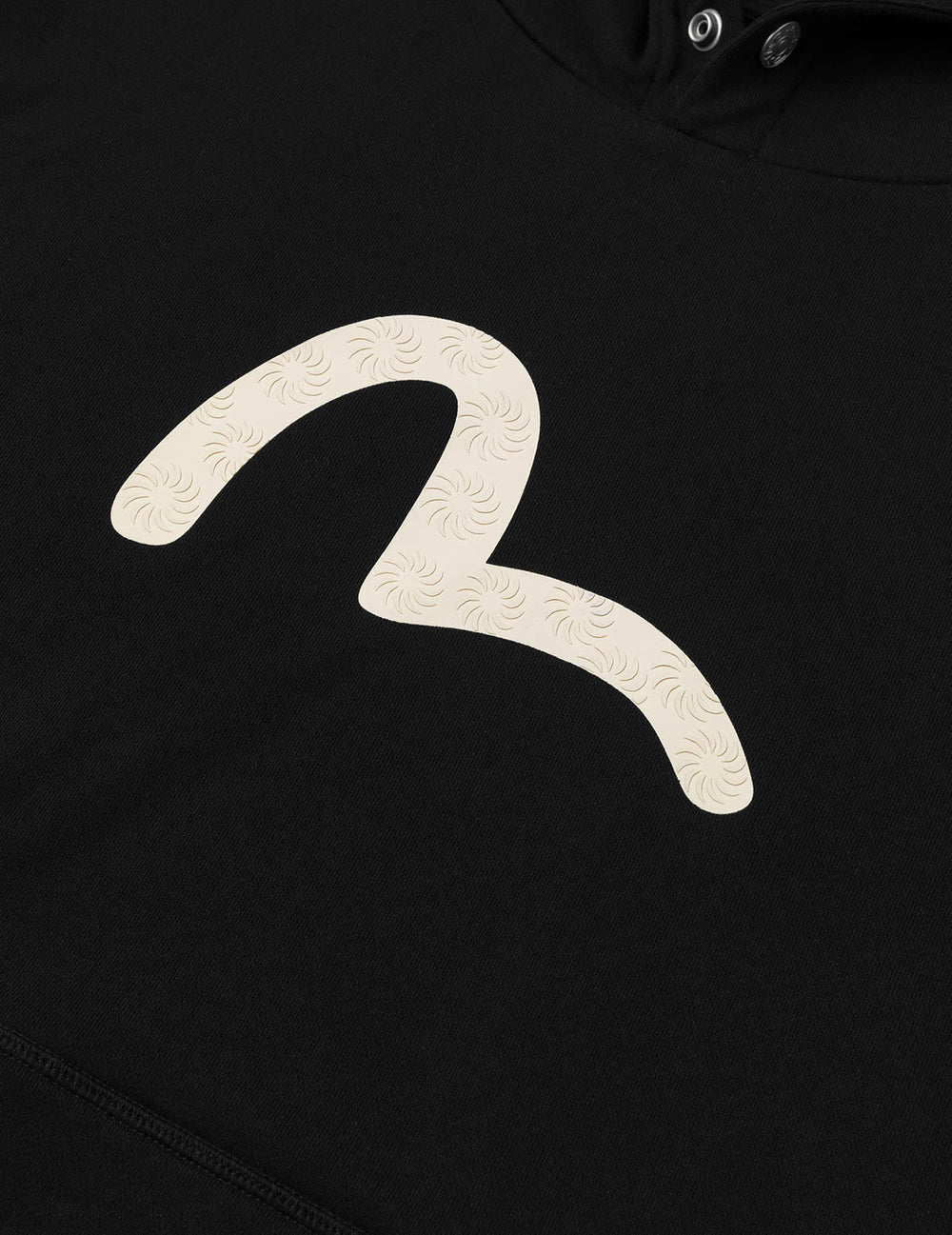 EVISU - SEAGULL PRINT RELAX FIT HOODIE