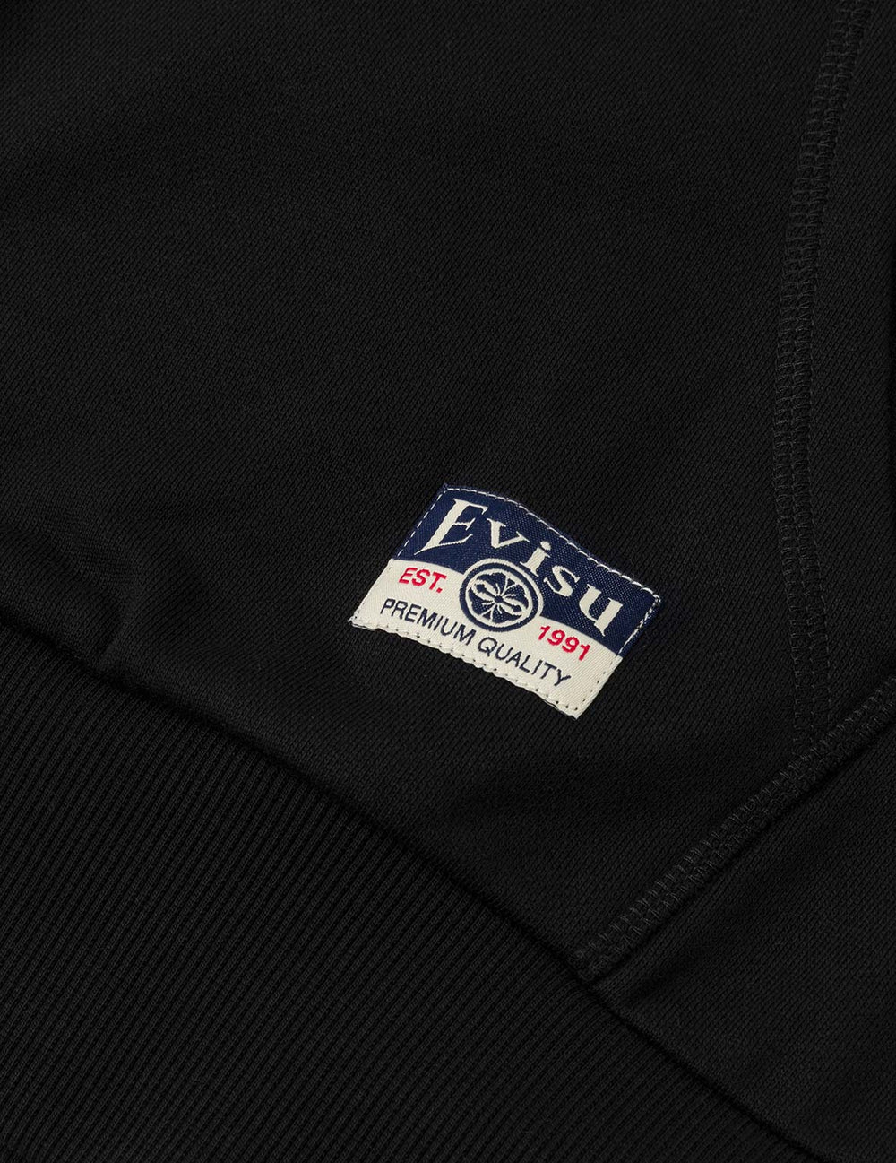 EVISU - SEAGULL PRINT RELAX FIT HOODIE