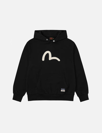EVISU - SEAGULL PRINT RELAX FIT HOODIE