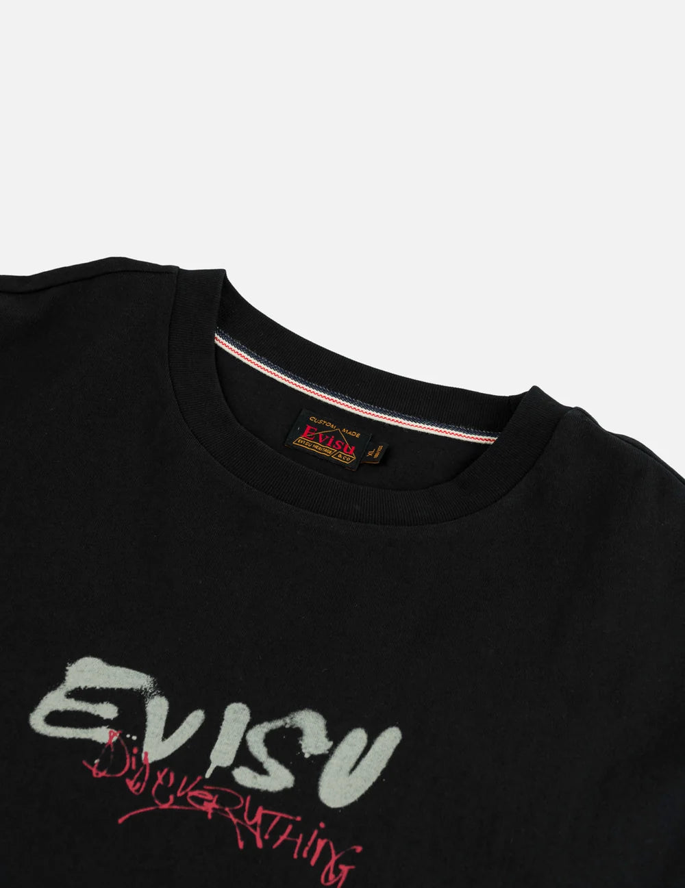 EVISU - DARUMA PRINT FAUX LAYERED LONG-SLEEVE T-SHIRT