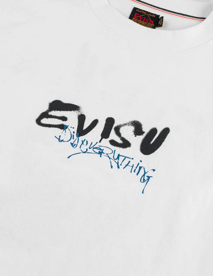 EVISU - DARUMA PRINT FAUX LAYERED LONG-SLEEVE T-SHIRT