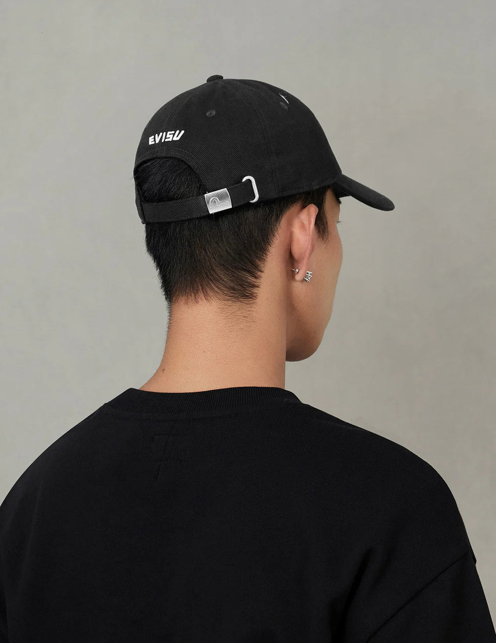 EVISU - SEAGULL AND LOGO EMBROIDERY CAP