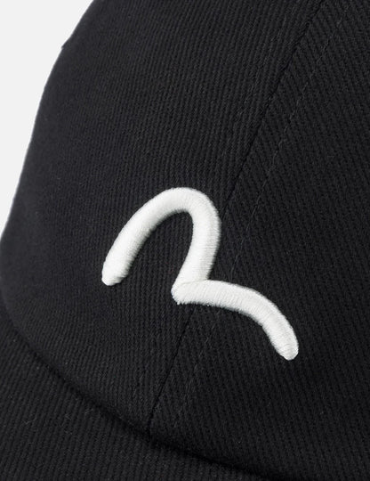 EVISU - SEAGULL AND LOGO EMBROIDERY CAP