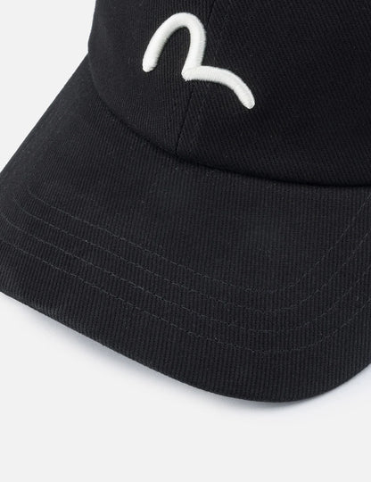EVISU - SEAGULL AND LOGO EMBROIDERY CAP
