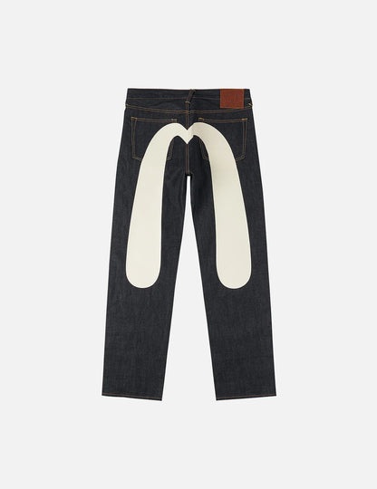 EVISU - DAICOCK PRINT BAGGY JEANS #2000