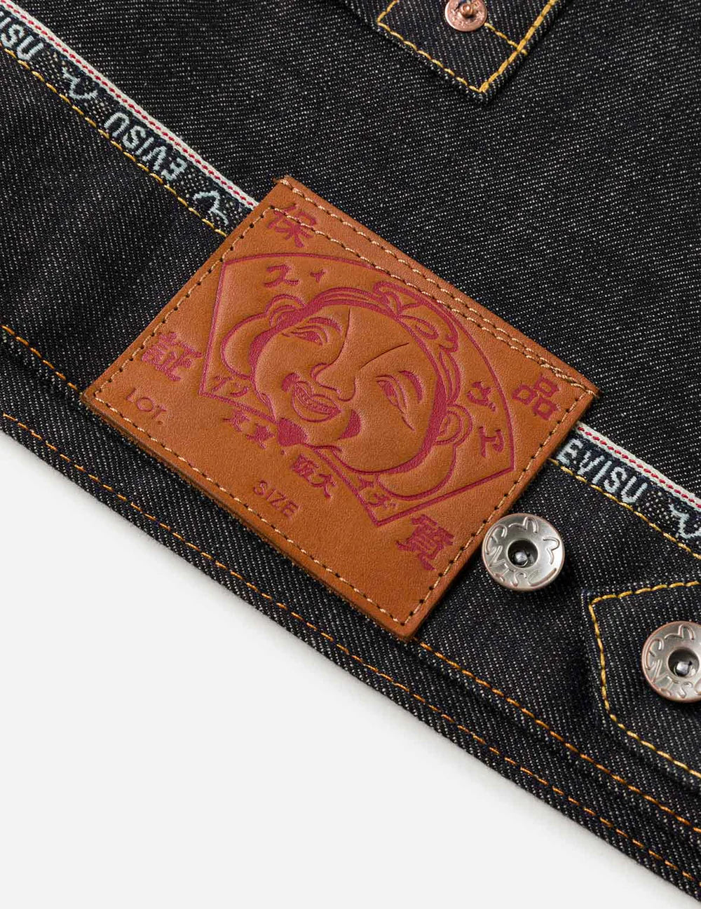 EVISU - LOGO SEAGULL EMBROIDERY DENIM JACKET