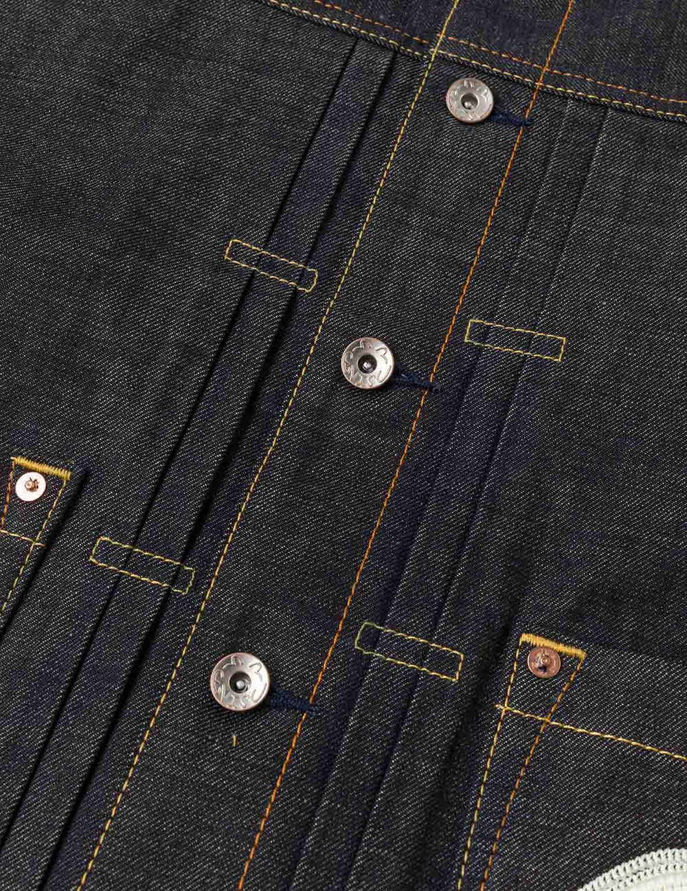EVISU - LOGO SEAGULL EMBROIDERY DENIM JACKET