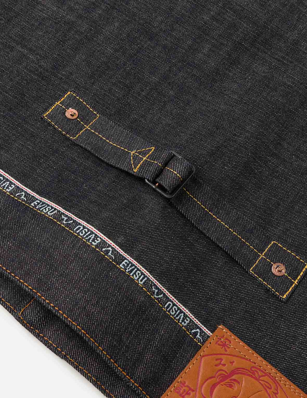EVISU - LOGO SEAGULL EMBROIDERY DENIM JACKET