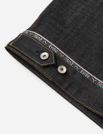 EVISU - LOGO SEAGULL EMBROIDERY DENIM JACKET