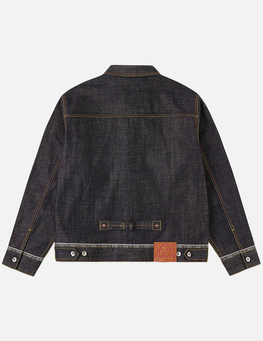 EVISU - LOGO SEAGULL EMBROIDERY DENIM JACKET