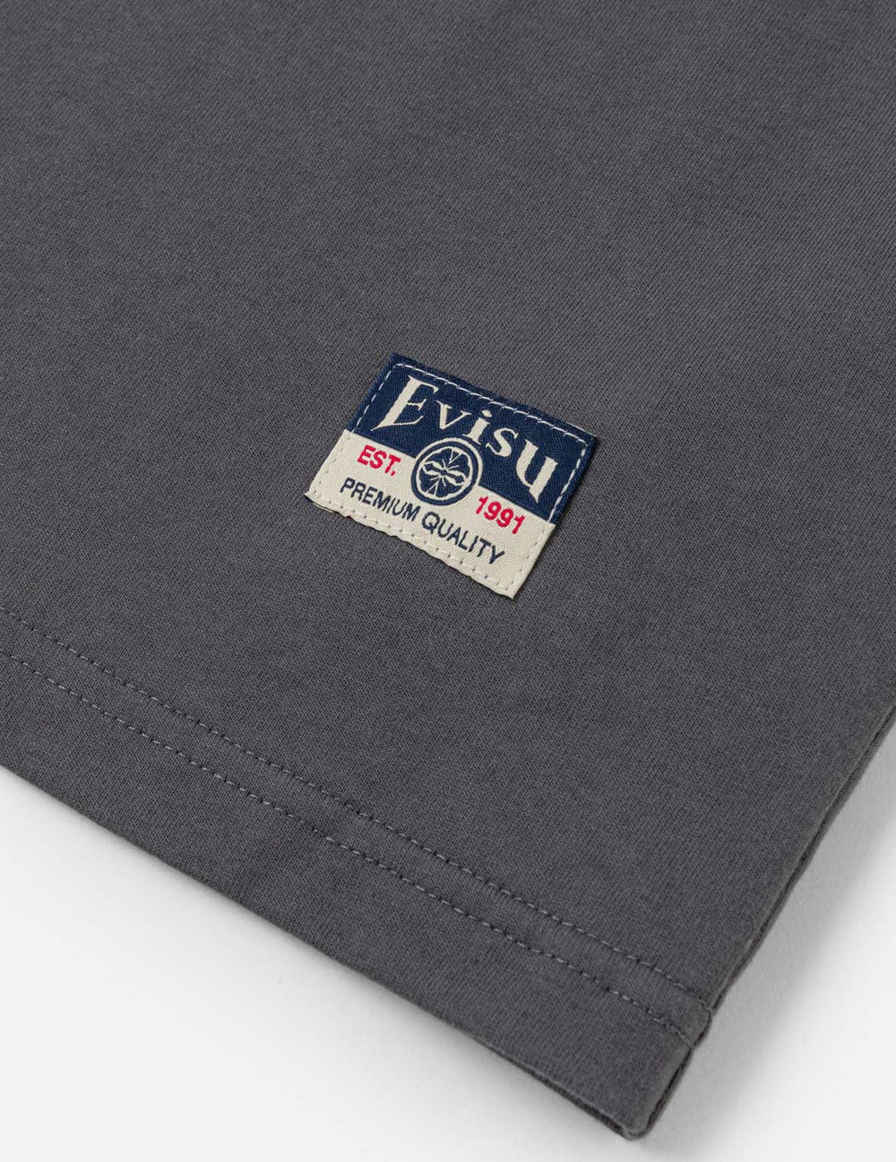 EVISU - SEAGULL PRINTED METAL STUDS T-SHIRT