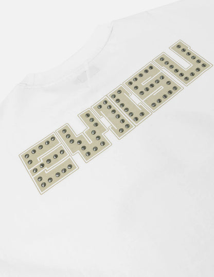 EVISU - SEAGULL PRINTED METAL STUDS T-SHIRT