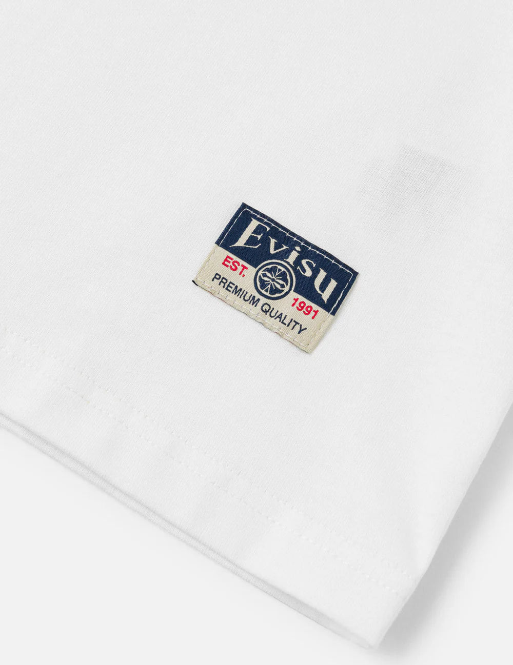 EVISU - SEAGULL PRINTED METAL STUDS T-SHIRT
