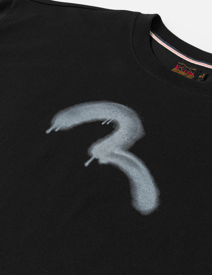 EVISU - ANGEL GRAFFITI SLOGAT T-SHIRT