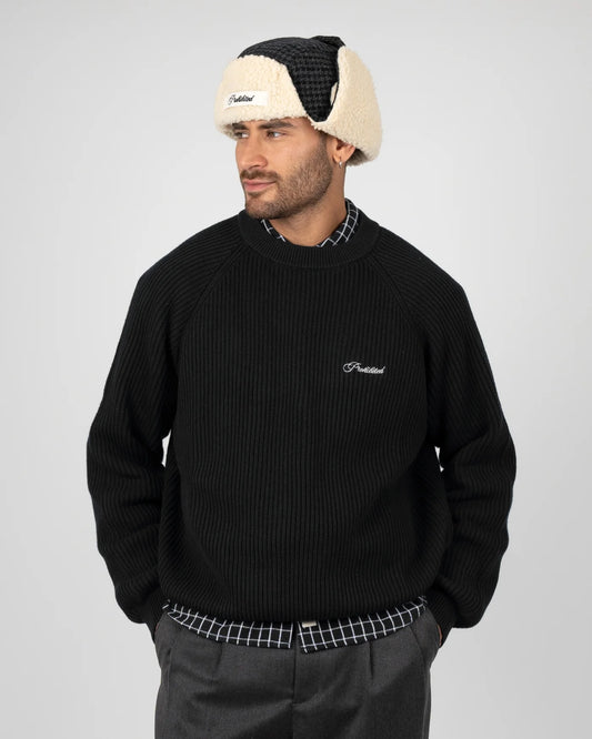 PROHIBITED - CAMPUS KNIT SWEATER