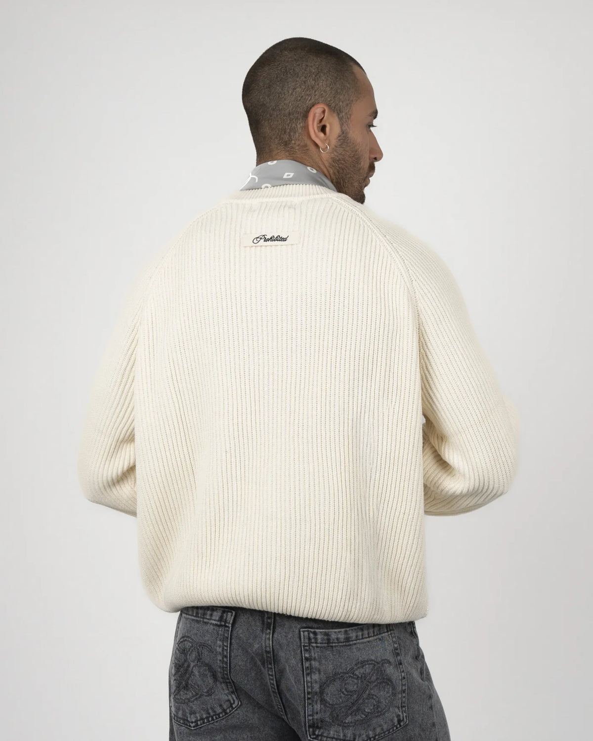PROHIBITED - CAMPUS KNIT SWEATER