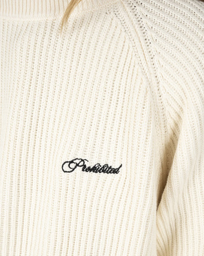 PROHIBITED - CAMPUS KNIT SWEATER
