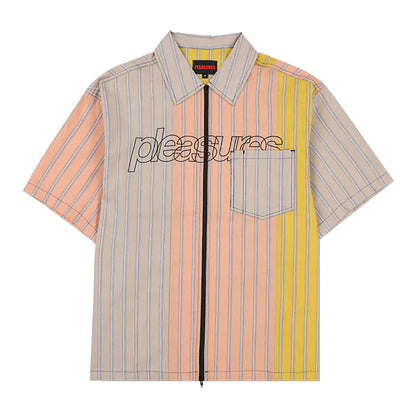 PLEASURES - GARNER ZIP SHIRT