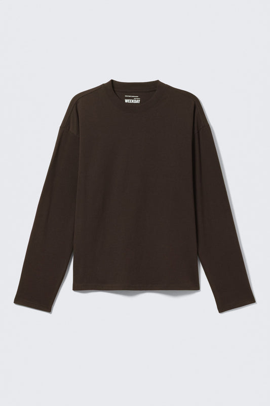WEEKDAY - LOOSE BOXY LONG-SLEEVED T-SHIRT