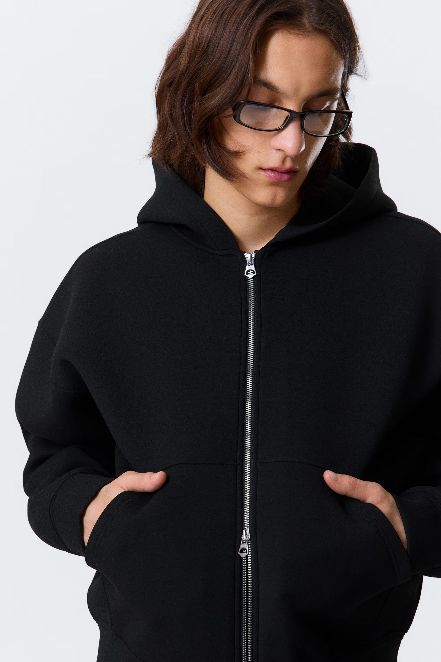 WEEKDAY - SIMON SCUBA ZIP HOODIE
