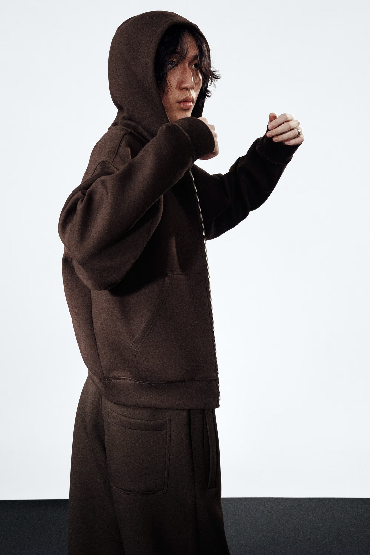 WEEKDAY - SIMON SCUBA ZIP HOODIE