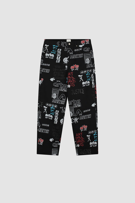 ARTE - GRAFFITI ALLOVER PANTS
