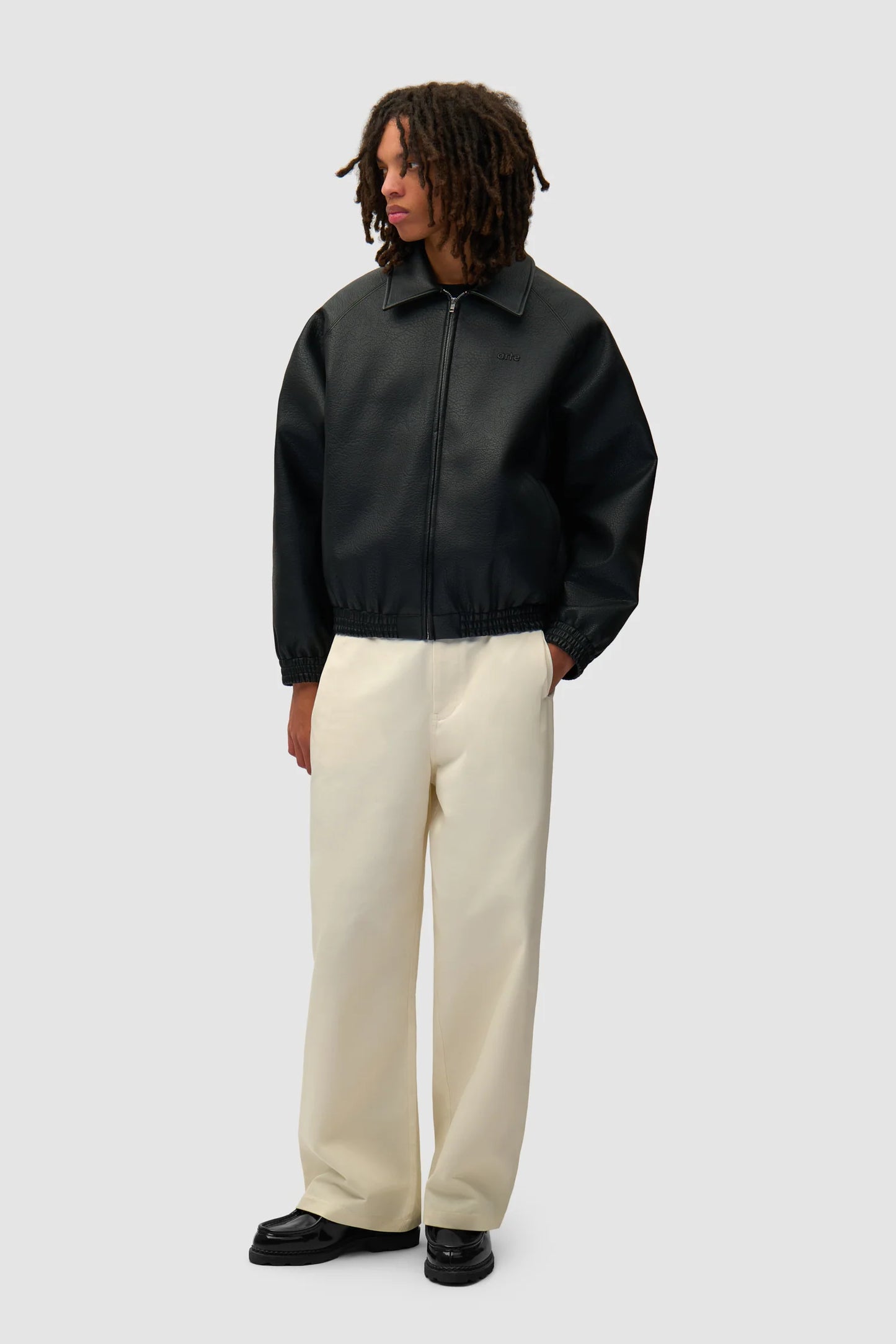 ARTE - BASIC LEATHER JACKET