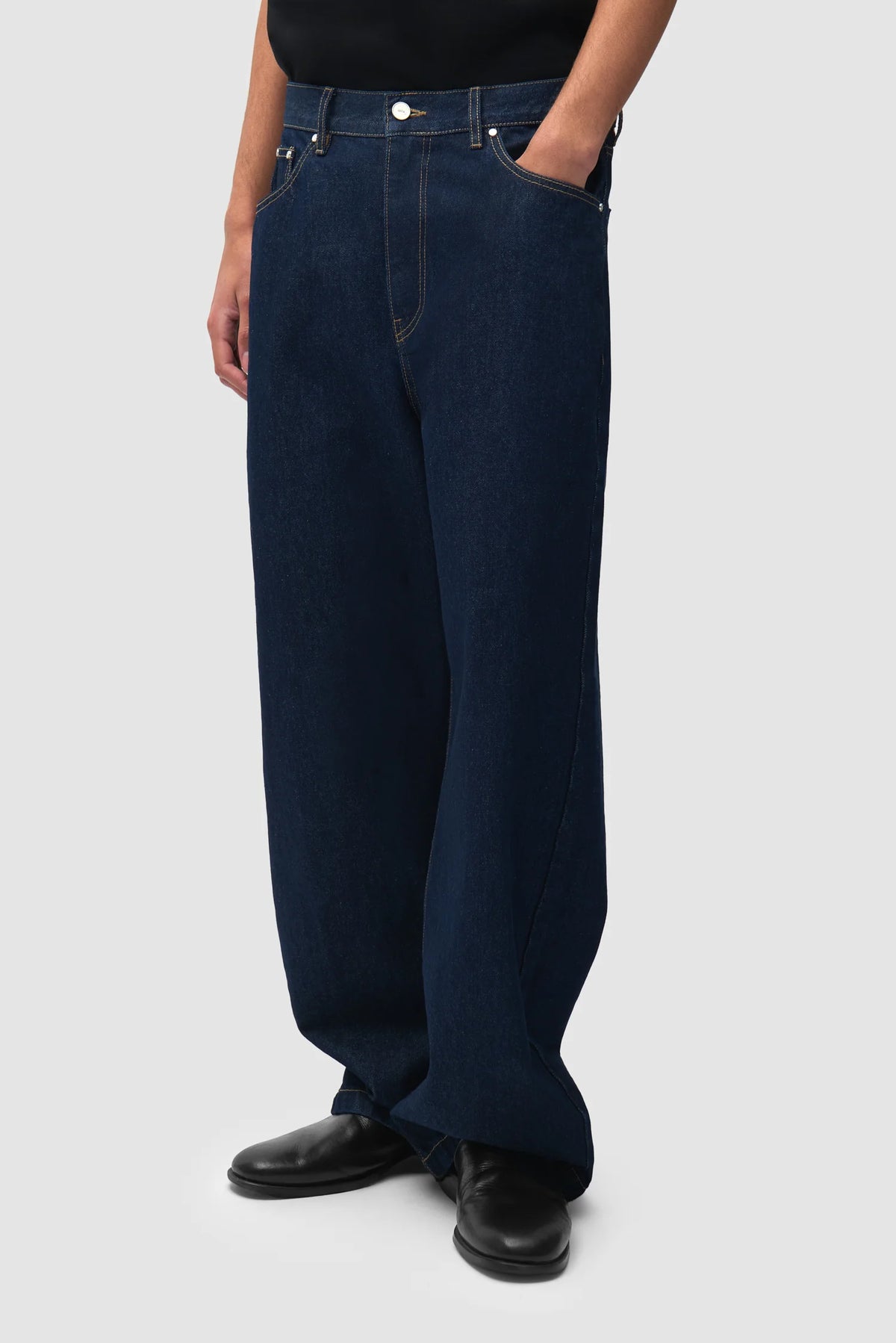 ARTE - BIG A UNIFORM DENIM PANTS