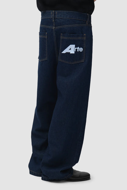 ARTE - BIG A UNIFORM DENIM PANTS