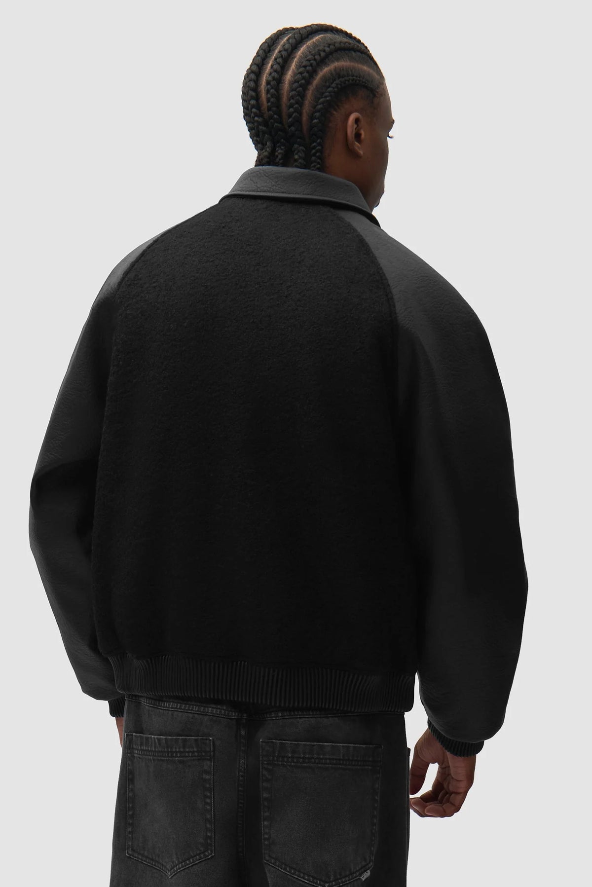 ARTE - LEATHER VARSITY JACKET