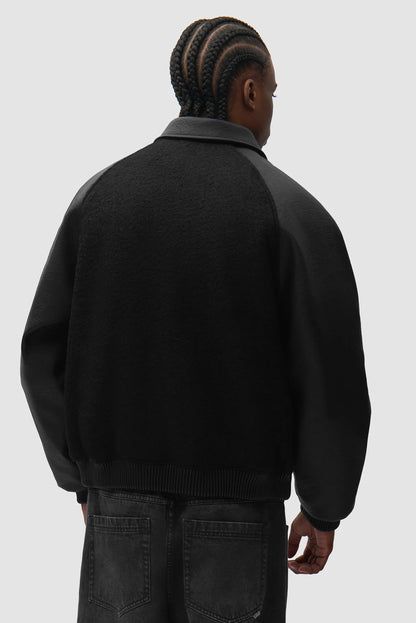 ARTE - LEATHER VARSITY JACKET