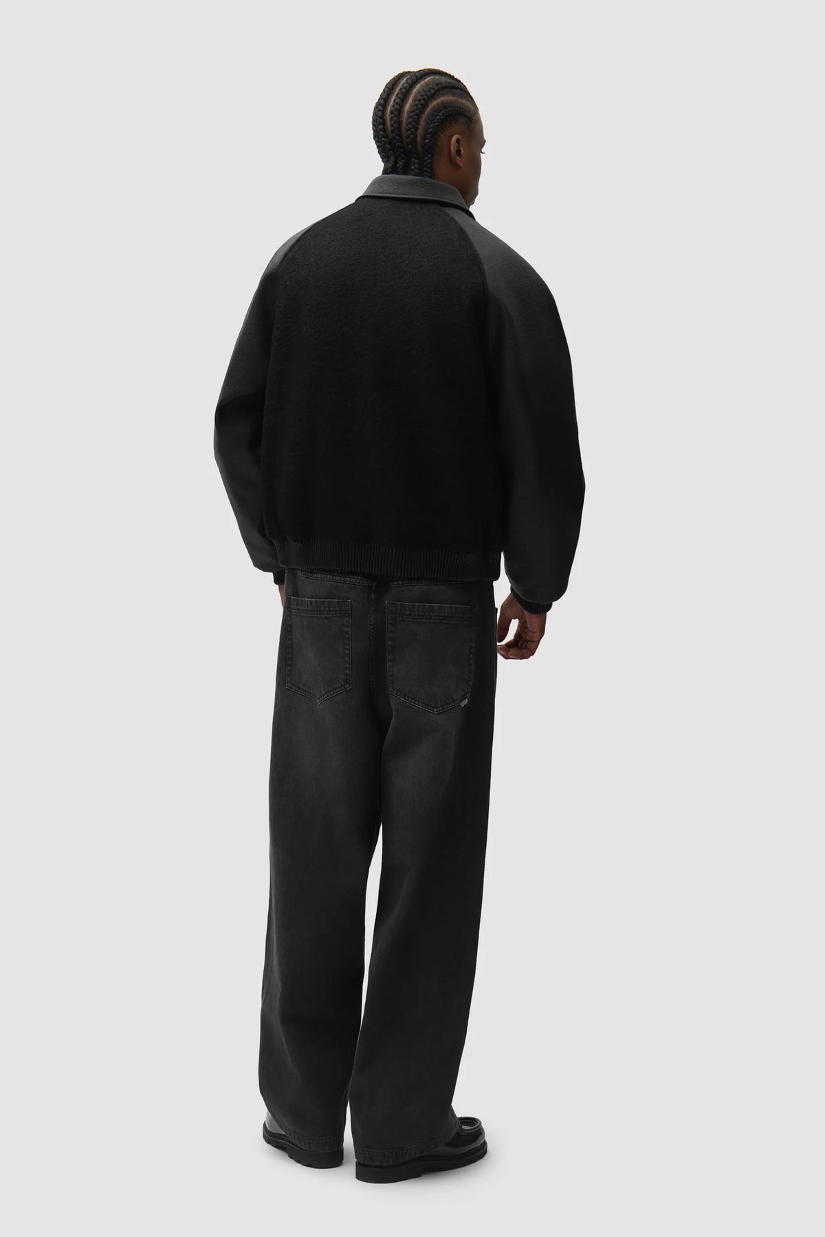 ARTE - LEATHER VARSITY JACKET