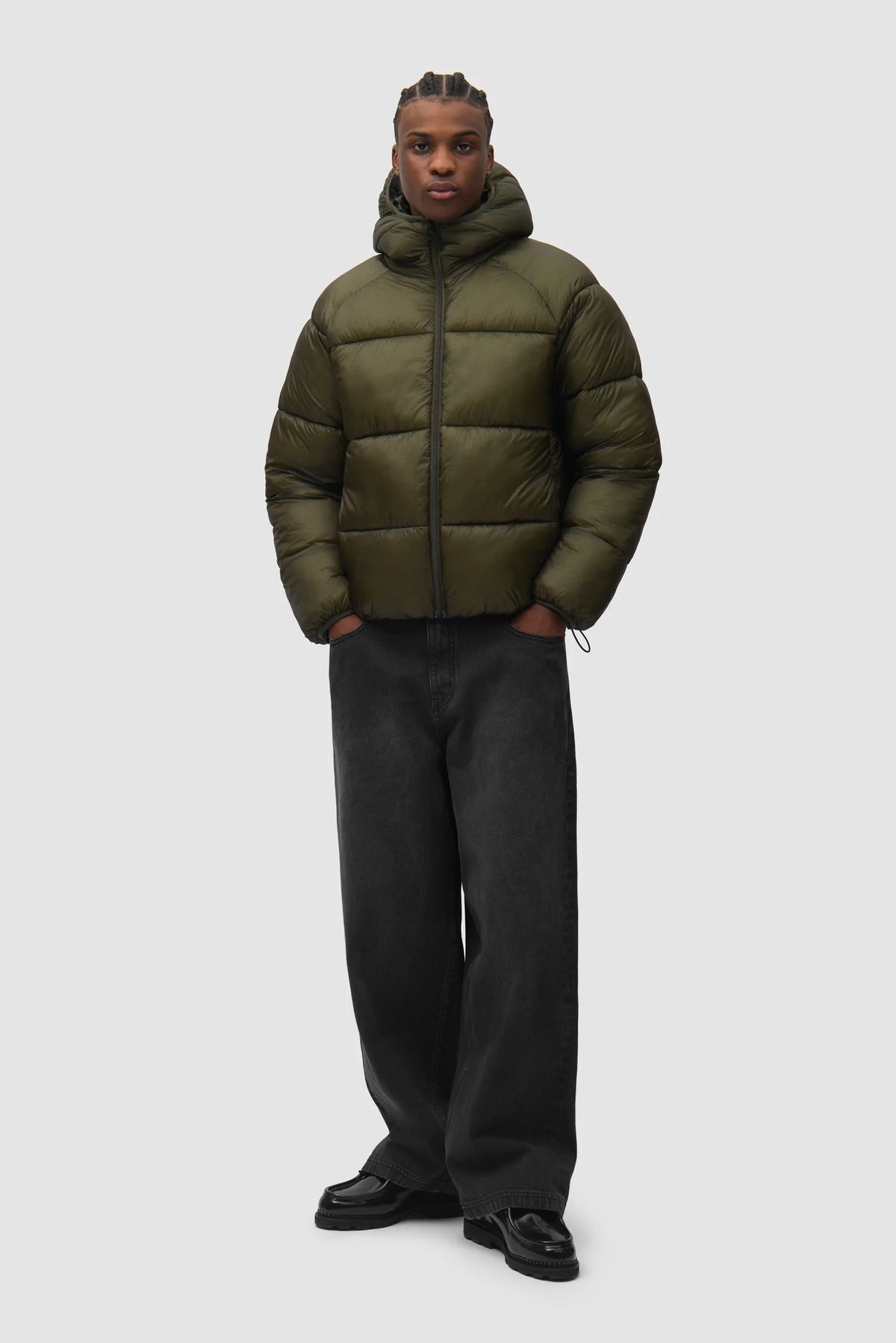 ARTE - RIPSTOP HOODED PUFFER JACKET