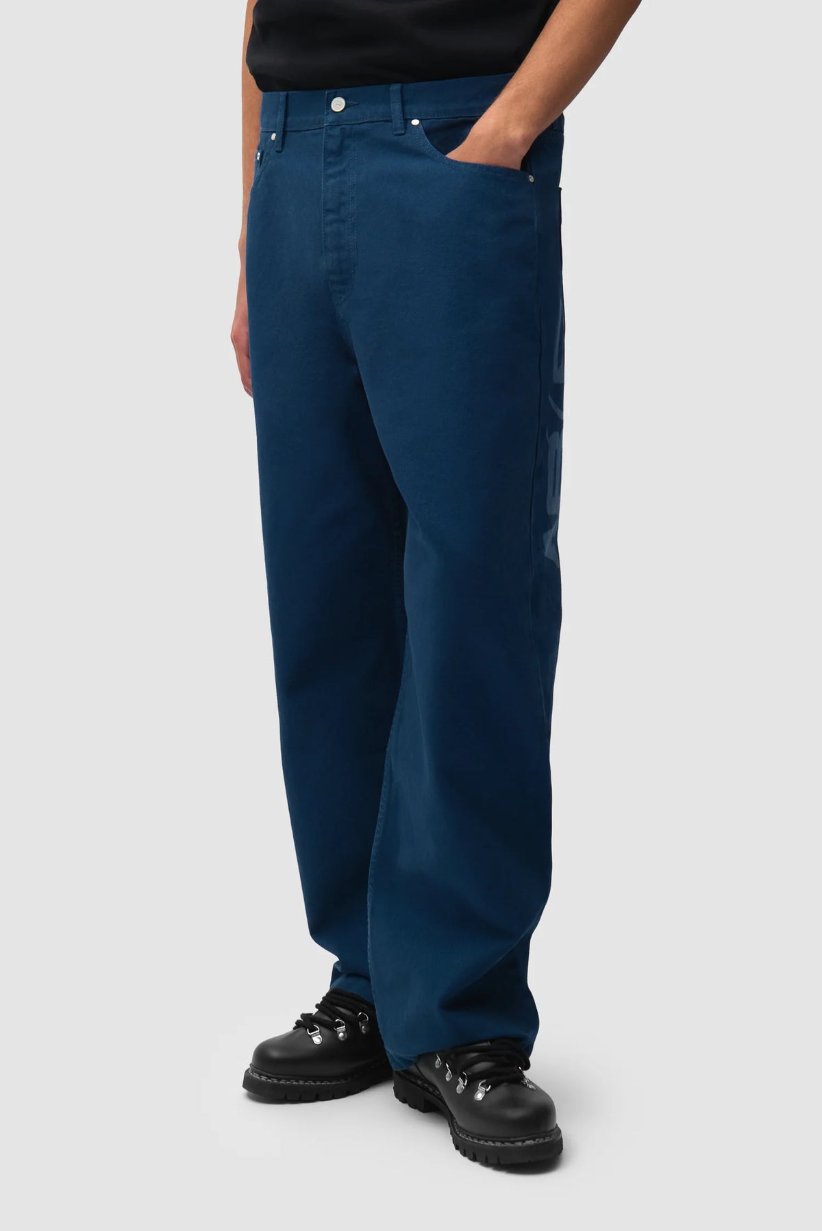 ARTE - STENCIL UNIFORM DENIM PANTS