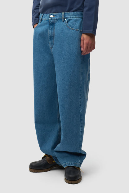 ARTE - STENCIL UNIFORM DENIM PANTS
