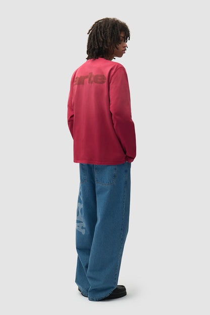 ARTE - STENCIL UNIFORM DENIM PANTS