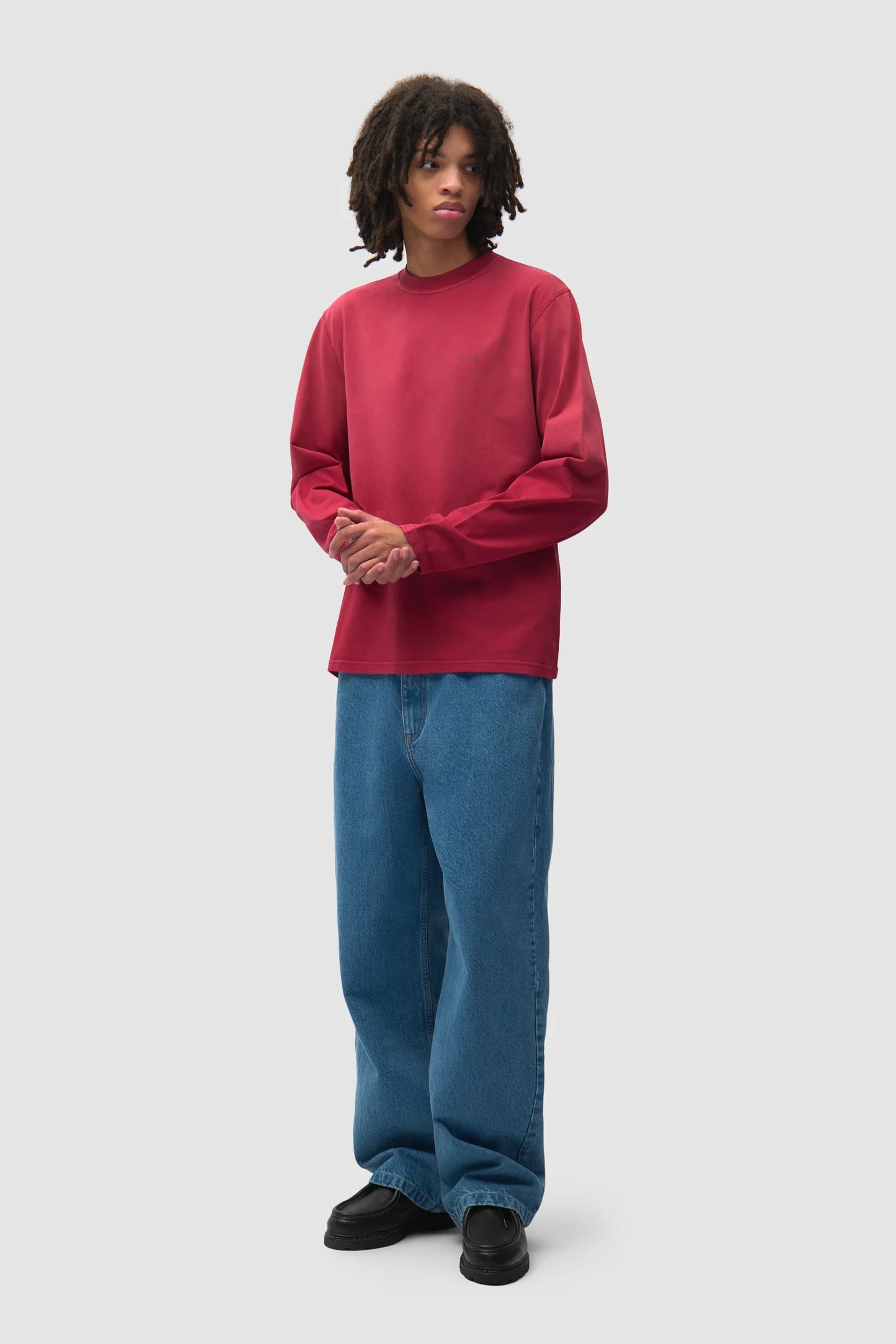 ARTE - STENCIL UNIFORM DENIM PANTS