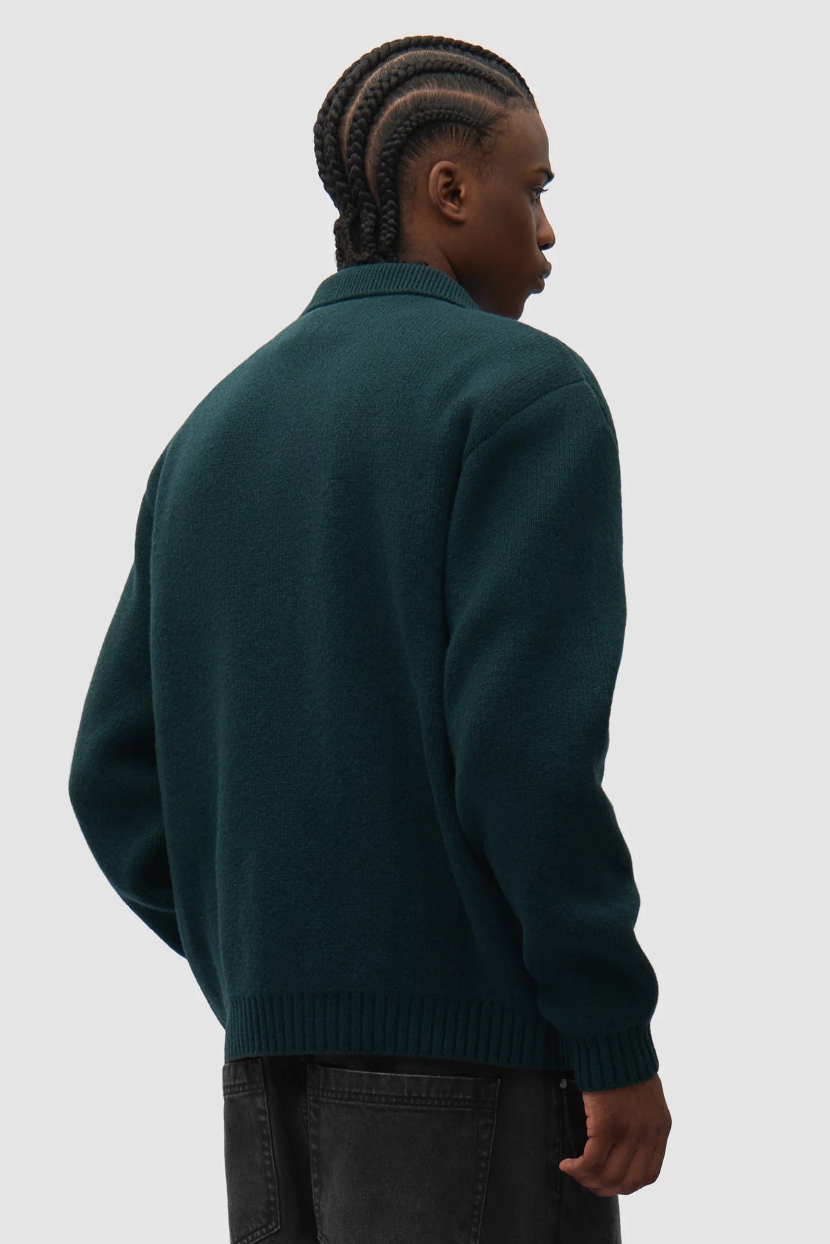 ARTE - CABLE KNIT ZIP CARDIGAN